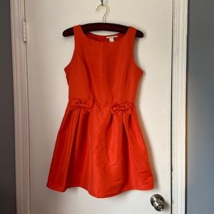 Forever 21 Orange Bows Dress